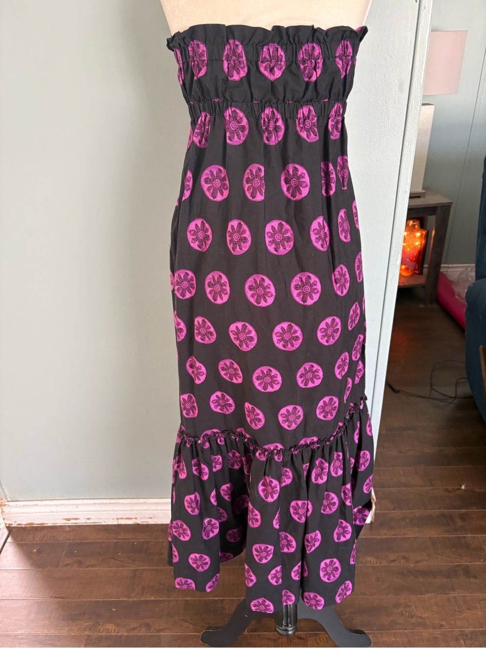 Free People Leanna Strapless boho tube maxi dress - Picture 6 of 15